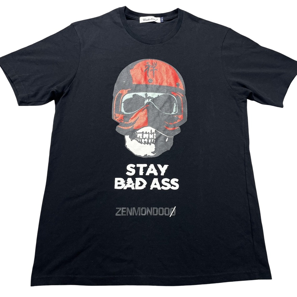 Undercover Jun Takahashi T Shirt Mens L 3 Black Stay Bad Ass Skull Graphic Japan